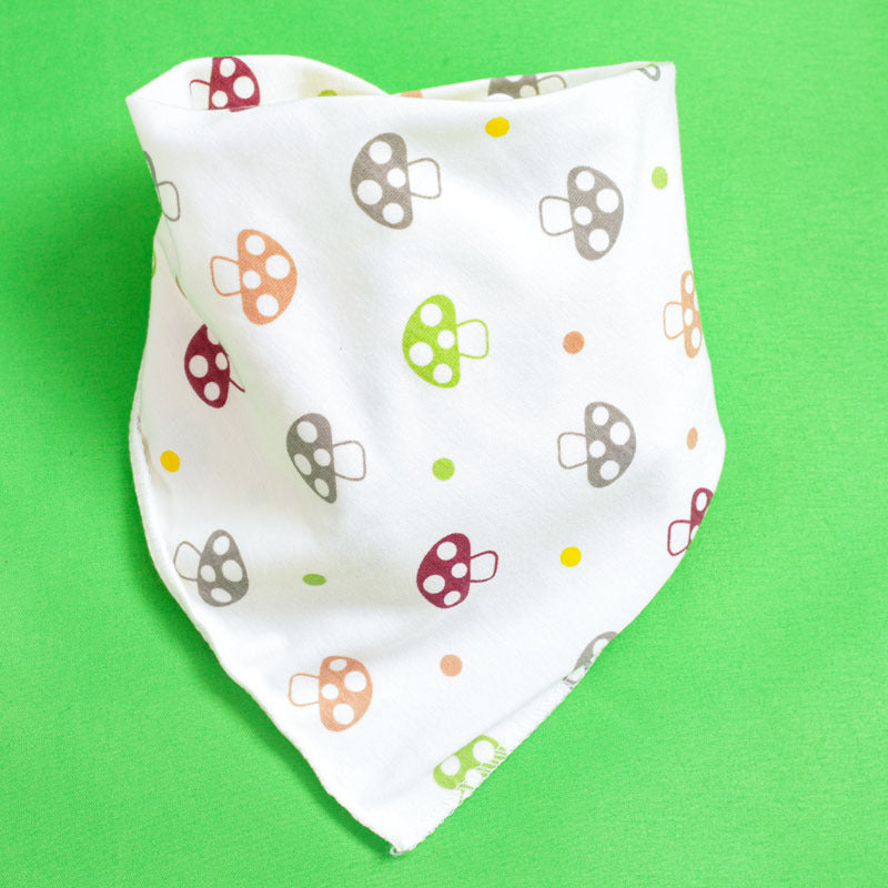 Baby Drooling Towel Baby Triangle Towel Double Layer According To The Buckle Newborn Child Headscarf Bib Scarf Spring And Summer Four Seasons