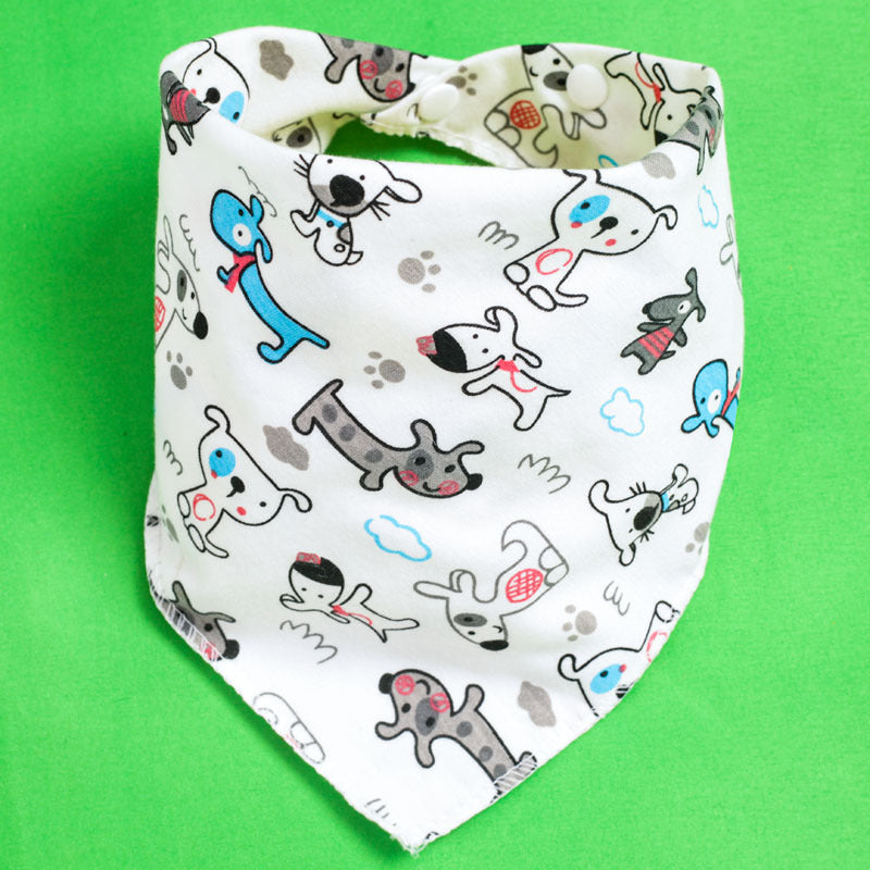 Baby Drooling Towel Baby Triangle Towel Double Layer According To The Buckle Newborn Child Headscarf Bib Scarf Spring And Summer Four Seasons