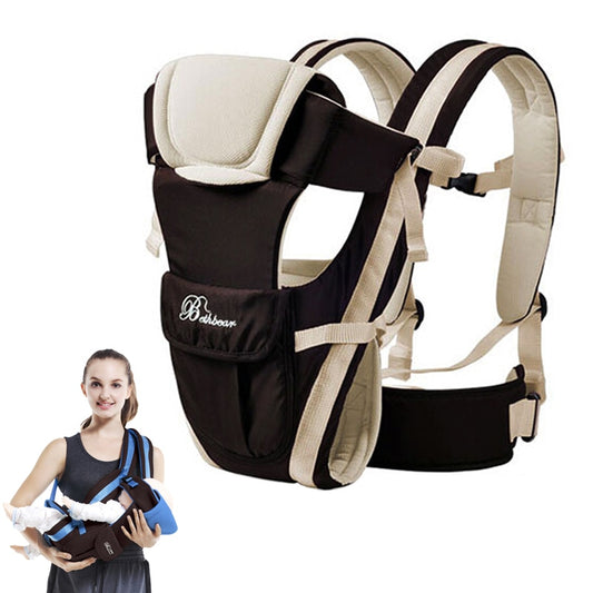 Beth Bear Baby Carrier 0-30 Months Breathable Front Facing 4 in 1 Infant Comfortable Sling Backpack Pouch Wrap Baby Kangaroo New