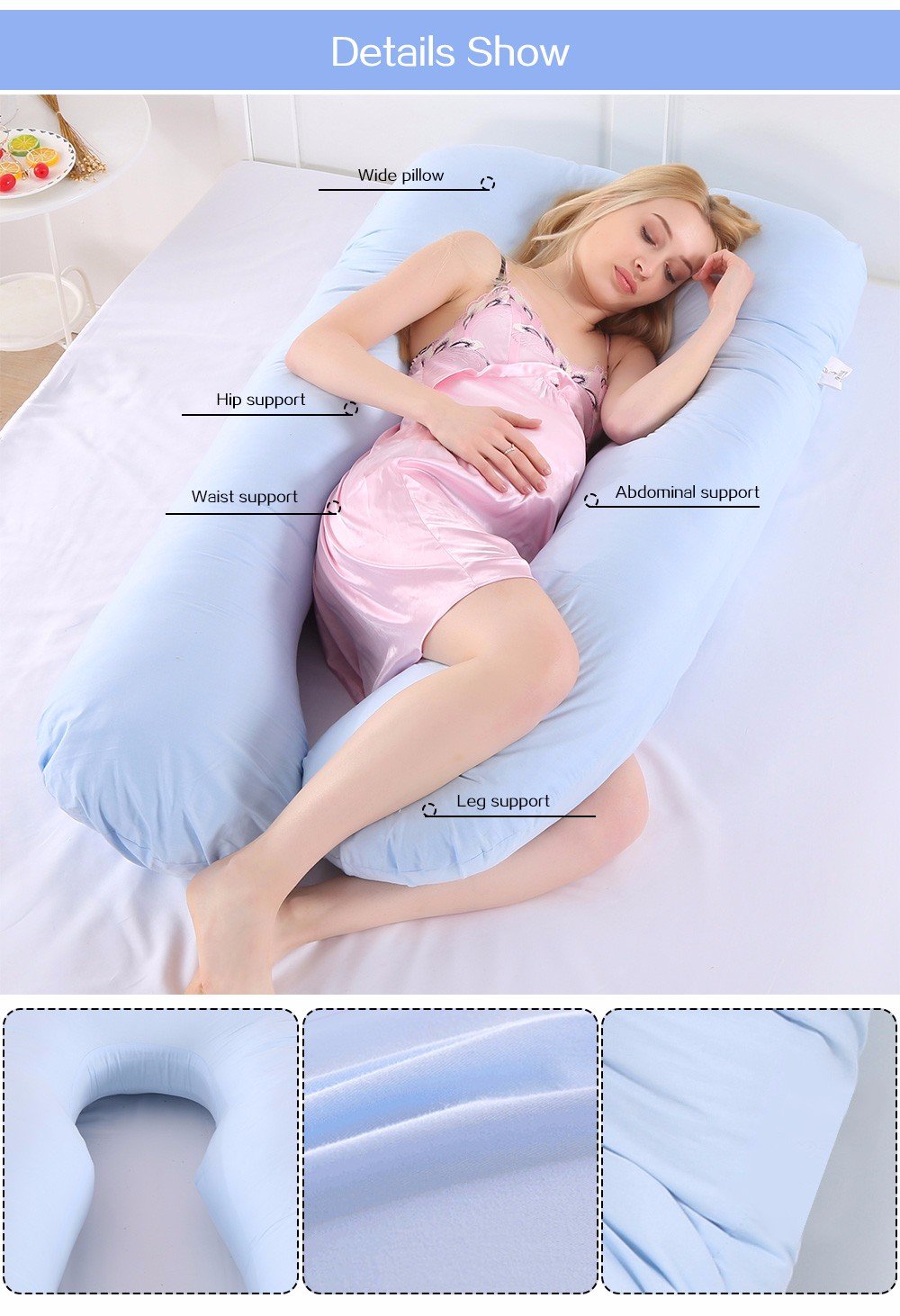 Pregnancy Pillow for Side Sleeper Pregnant Women