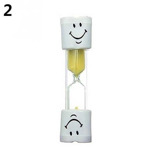 Children Kids Tooth Brushing Timer 2 Minutes Smiling Face for timing cooking, games, exercising Sand Timer Clock Sandglass  deco