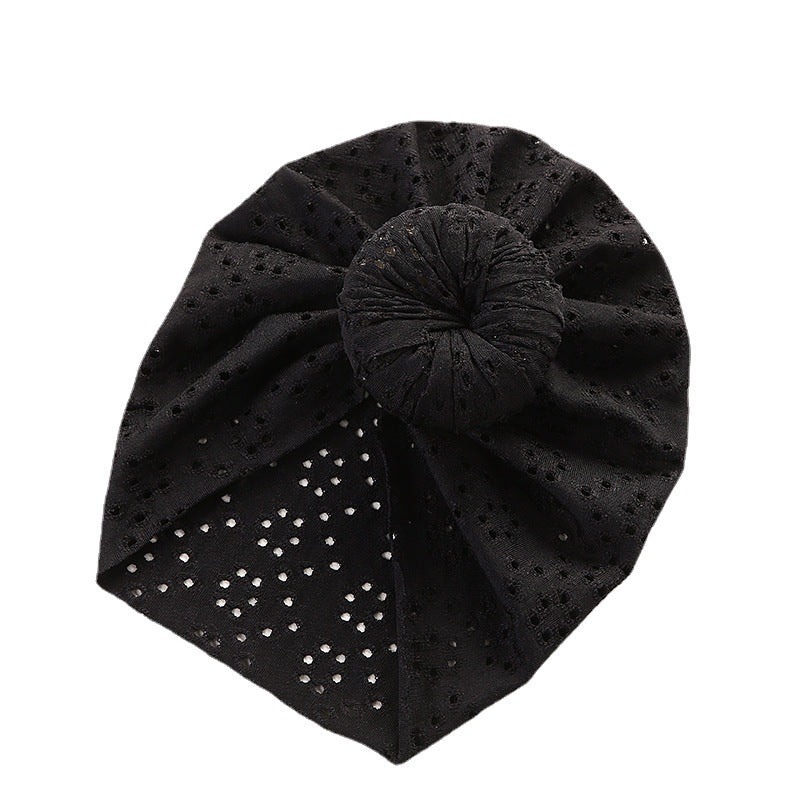 Baby Pullover Cap Cute Lace Hole Donut Baby Indian Tire Cap Children's Headwear