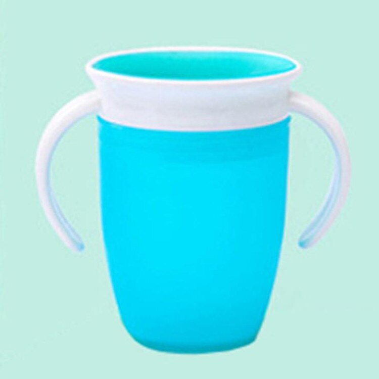 1PC 360 Baby Cups Can Be Rotated Magic Cup Baby Learning Drinking Cup LeakProof Child Water Cup Bottle 240ML Copos Learning cup