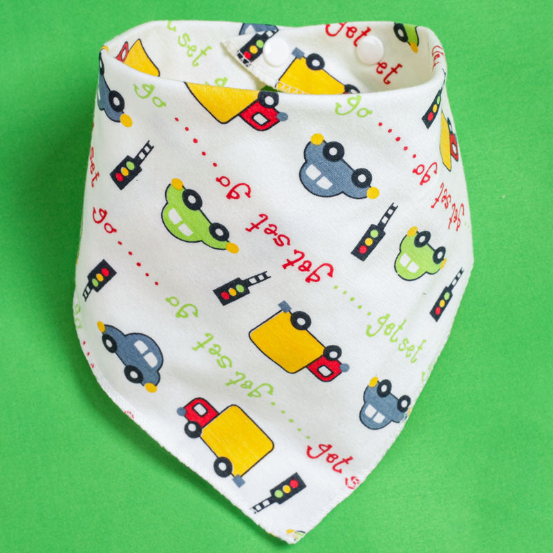 Baby Drooling Towel Baby Triangle Towel Double Layer According To The Buckle Newborn Children's Headscarf Bib Scarf