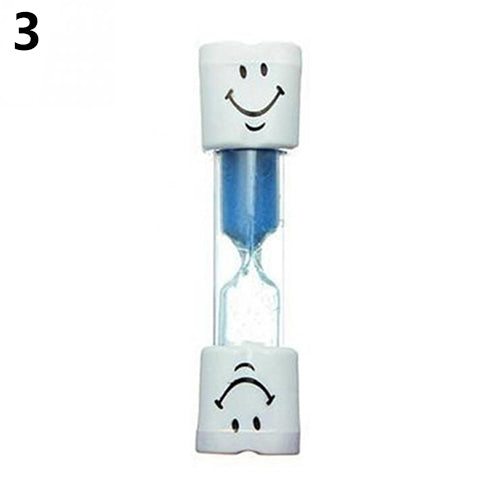 Children Kids Tooth Brushing Timer 2 Minutes Smiling Face for timing cooking, games, exercising Sand Timer Clock Sandglass  deco